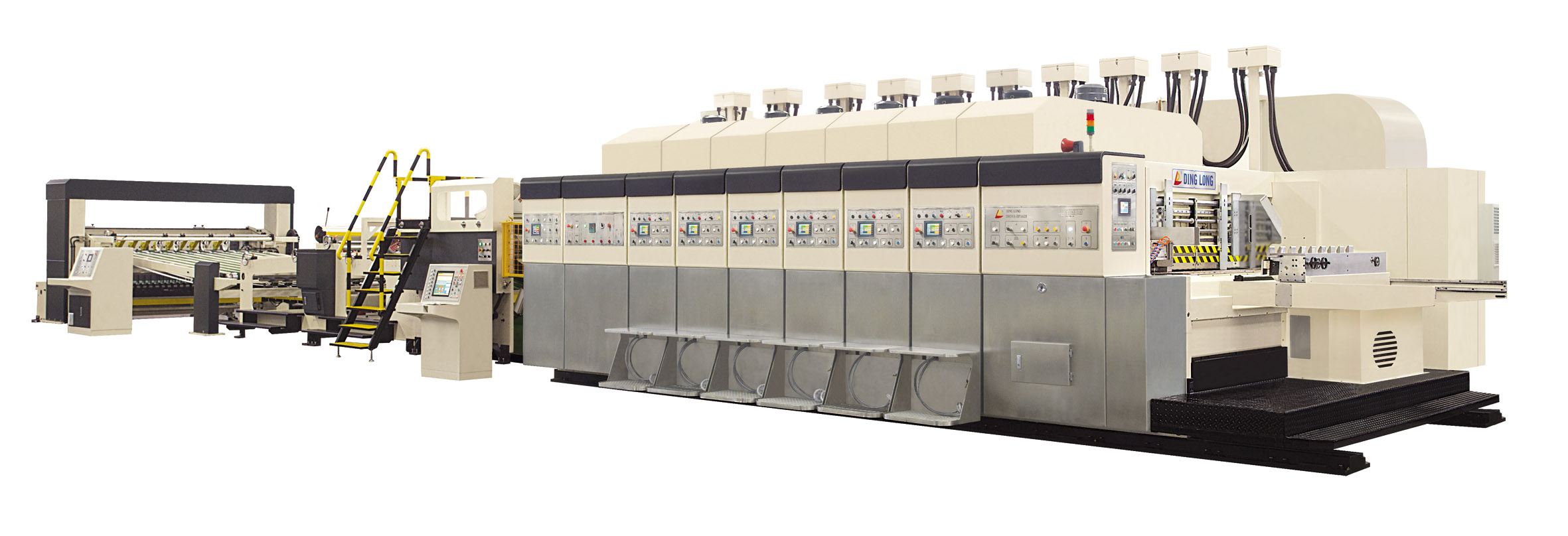 SNOVA-BP-SCS 印諾威-“開合式、吸附下印”自動高速印刷模切清廢點數收集線